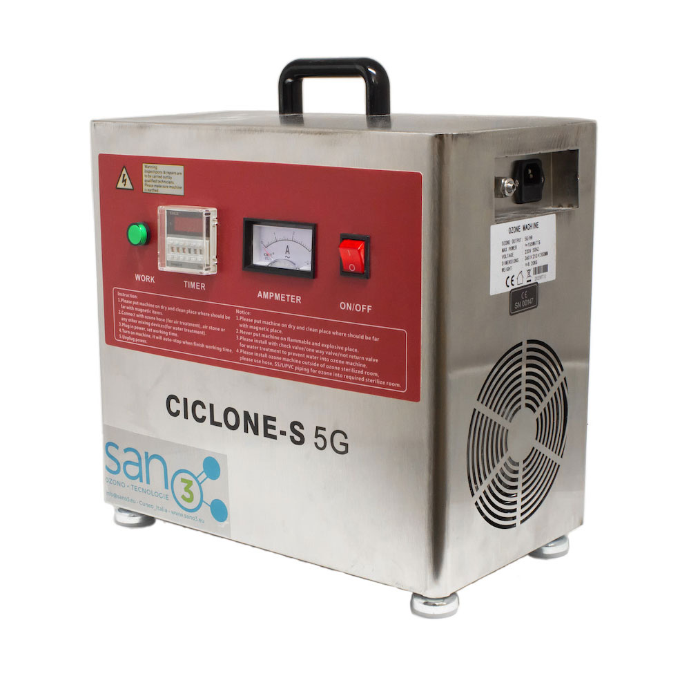 Generatore di Ozono 3,5 g/h (aria/acqua) con timer digitale